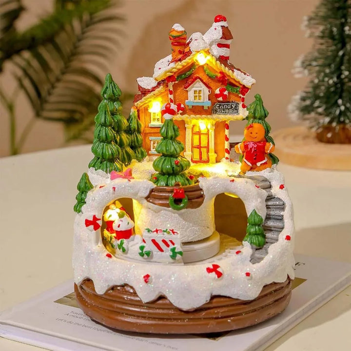 Village de Noël Musical Train