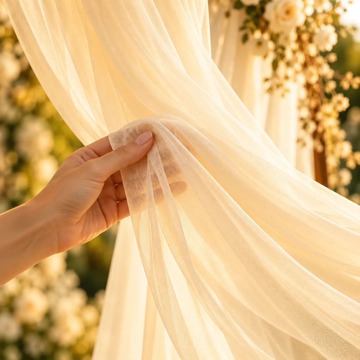 Voilage Arche Mariage Chic élégant