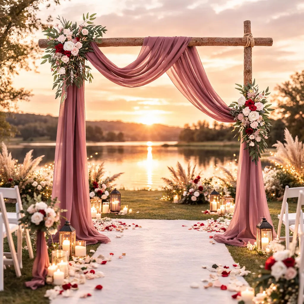 Voilage Arche Mariage Romantique