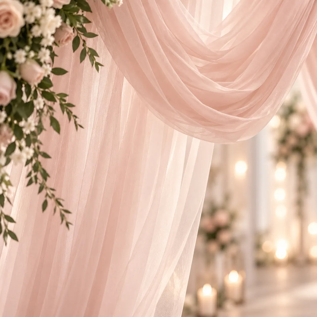 Voilage Arche Mariage Épuré élégant
