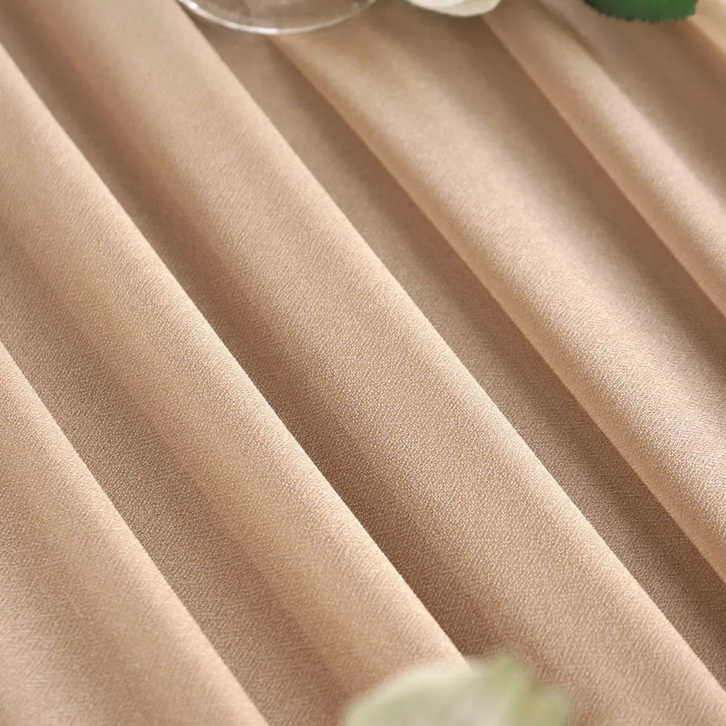 Voilage pour Arche Marron Clair Chic