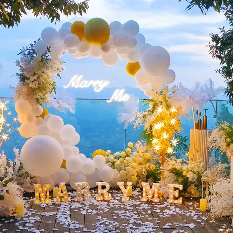 arche circulaire mariage élégante féérique