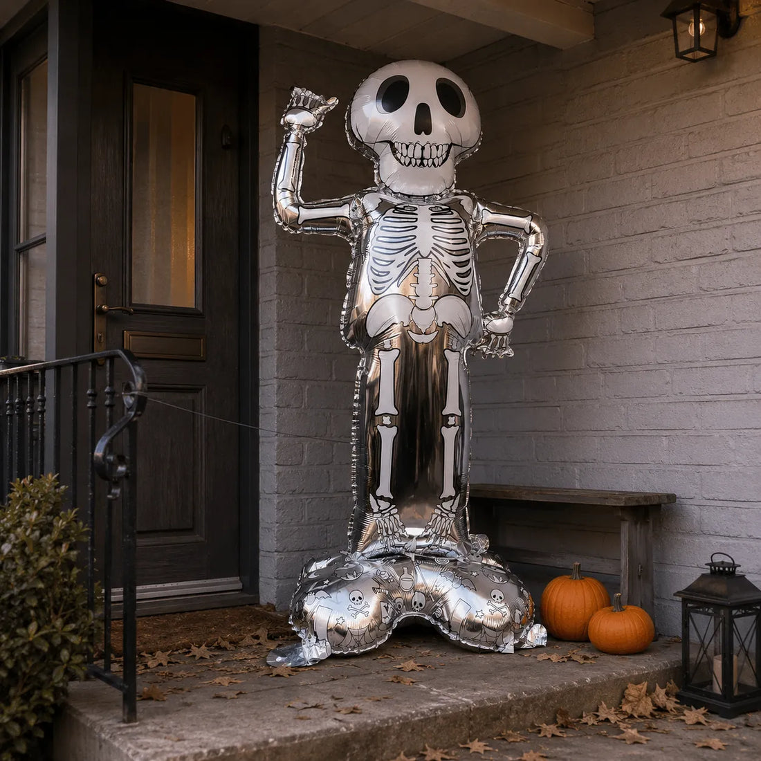 ballon gonflable XXL squelette halloween moderne 