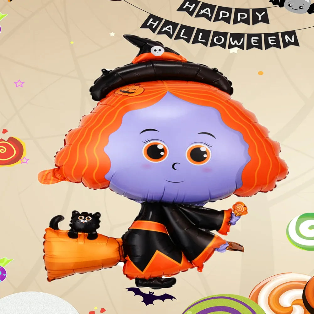 ballon petite sorcière halloween unique