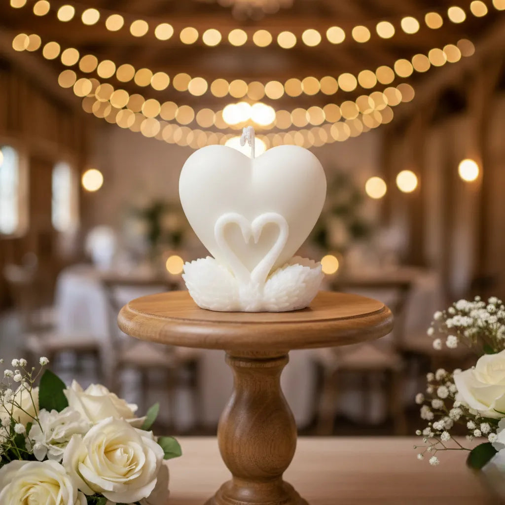 bougie mariage blanche raffinée spéciale