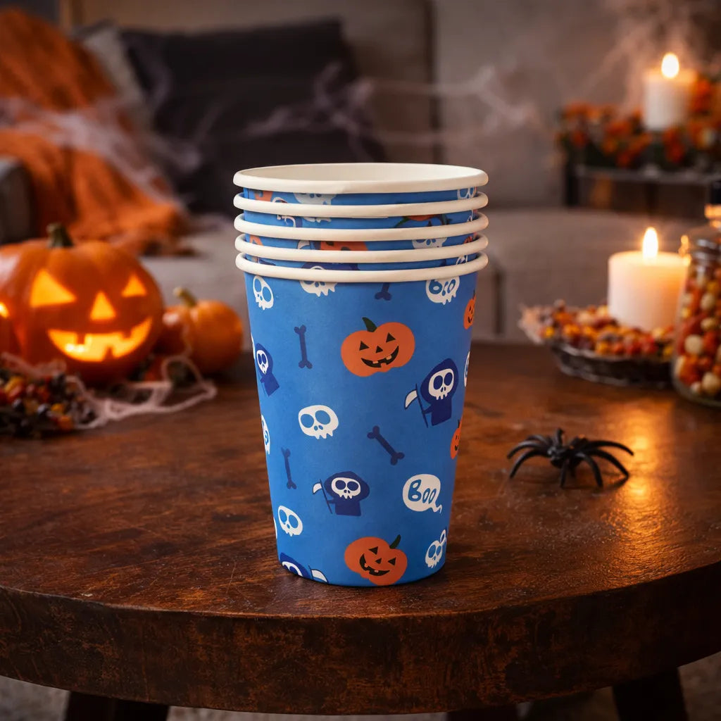 gobelet bleu halloween original