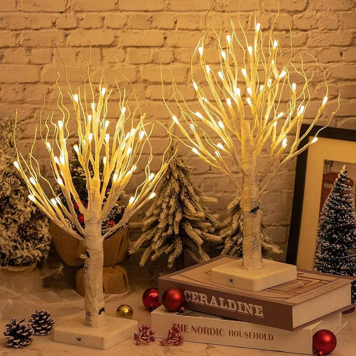 lampe noël minimaliste blanc chaud