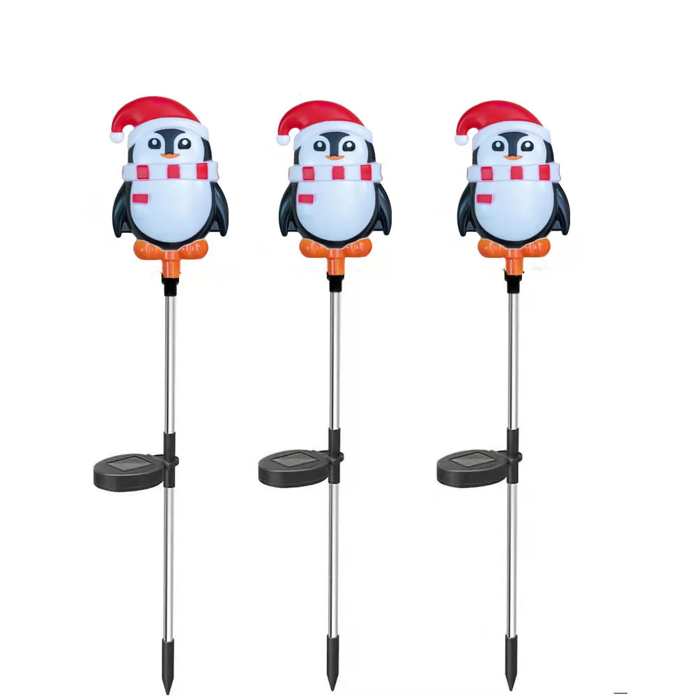 lampe solaire pingouin Noël