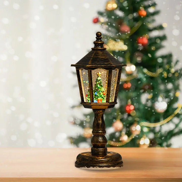 lanterne de noël sapin festive