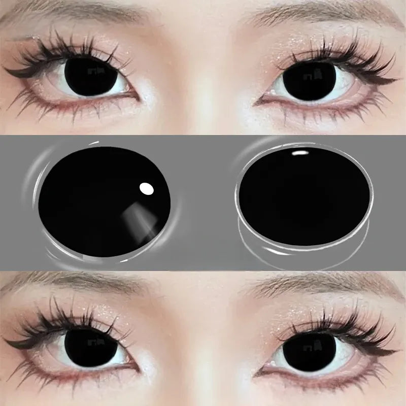lentille halloween noir​ durable