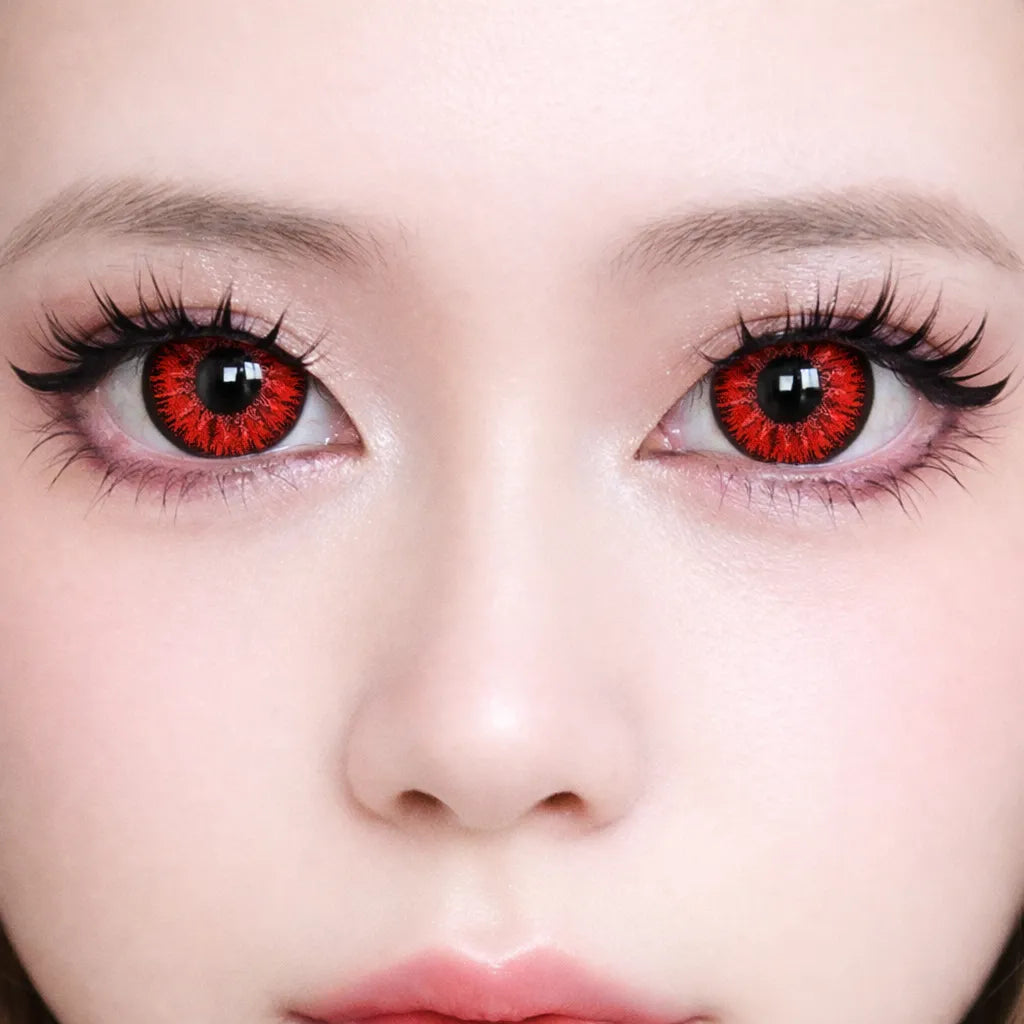 lentille halloween rouge durable