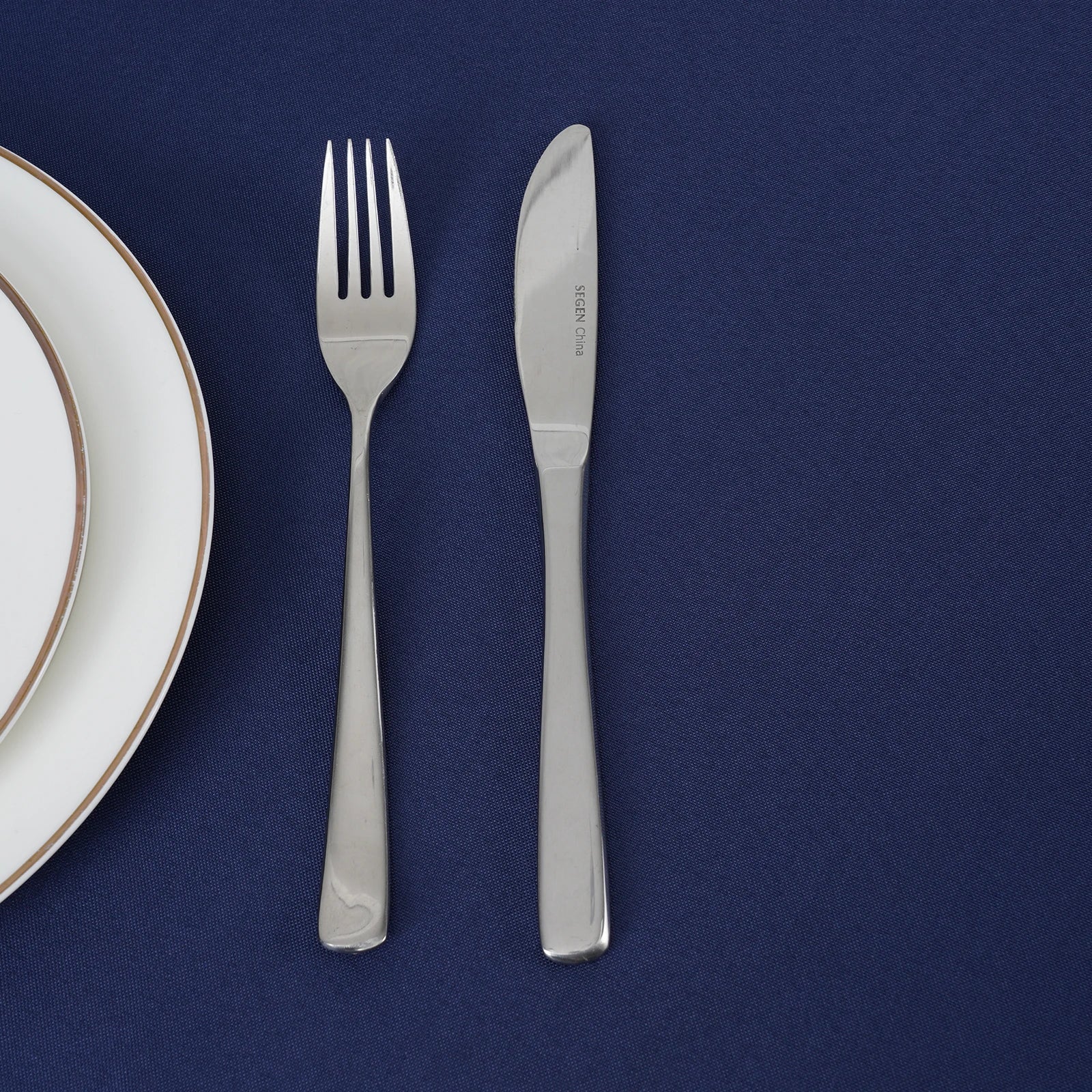 nappe bleu marine mariage​ unique