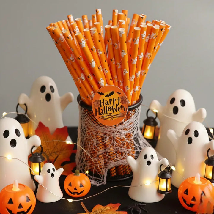 paille halloween fantômes spéciale