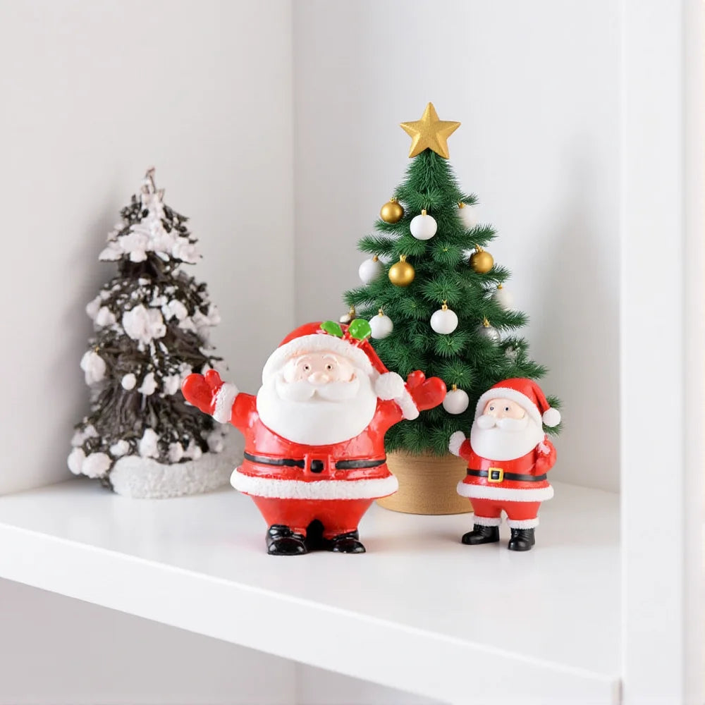 petite figurine père noël festives