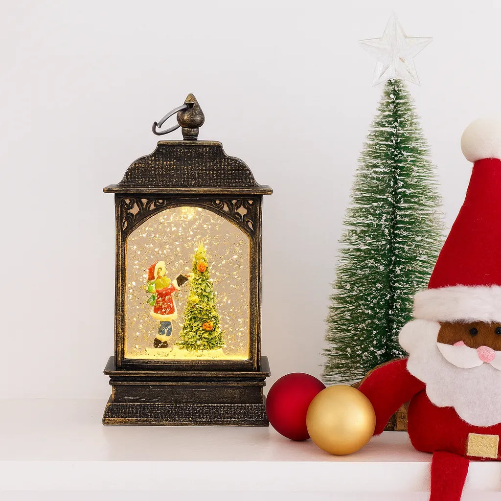 petite lanterne noël lumineuse moderne