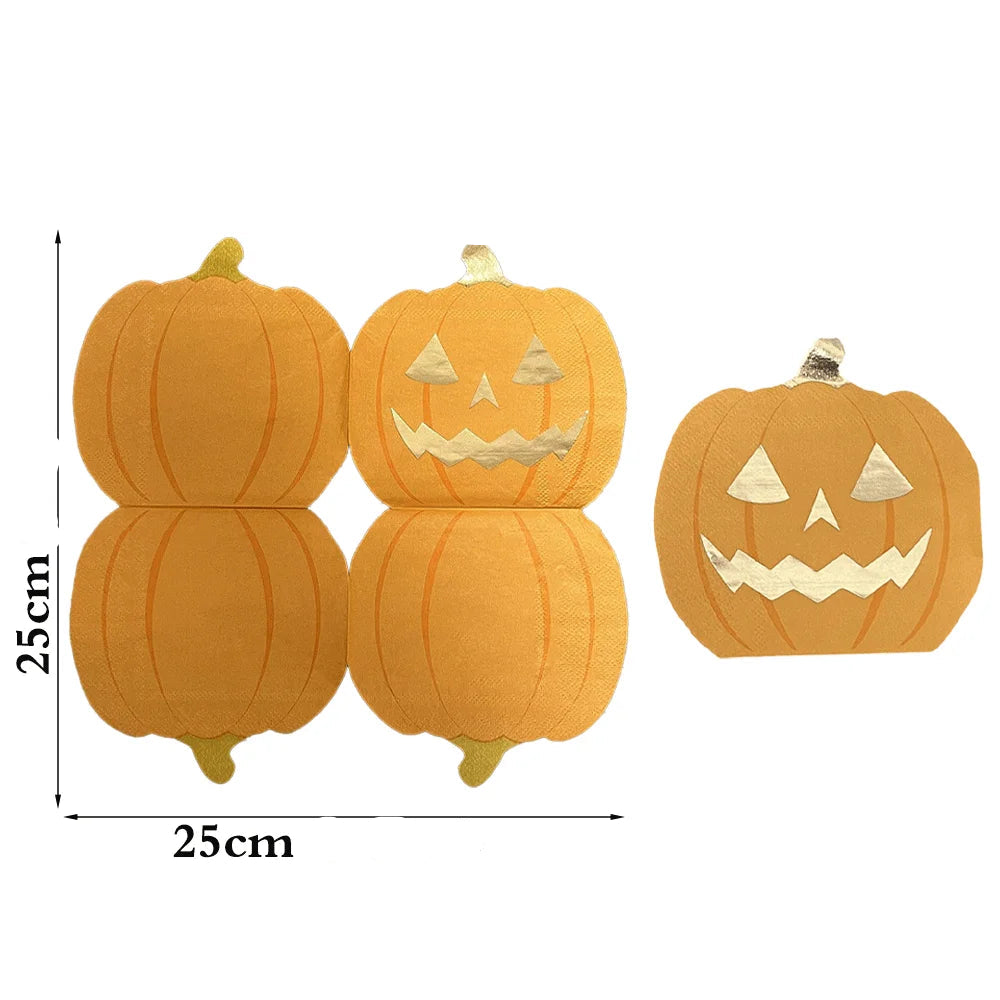 serviette halloween chic 