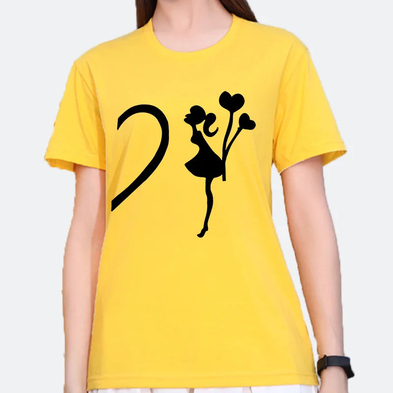 t-shirt saint-valentin original pour couple  doux