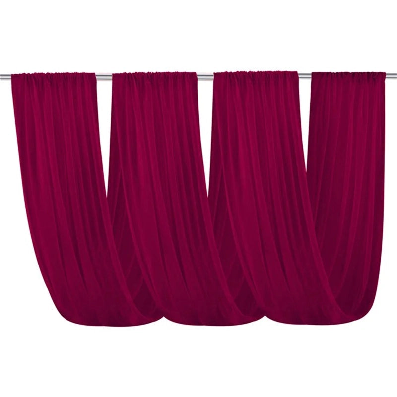 tenture de plafond mariage bordeaux chic